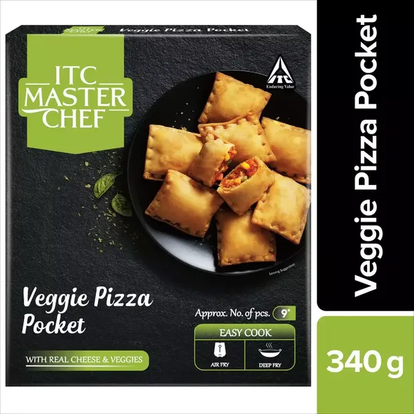 ITC MASTER CHEF VEGGIE PIZZA POCKET 340