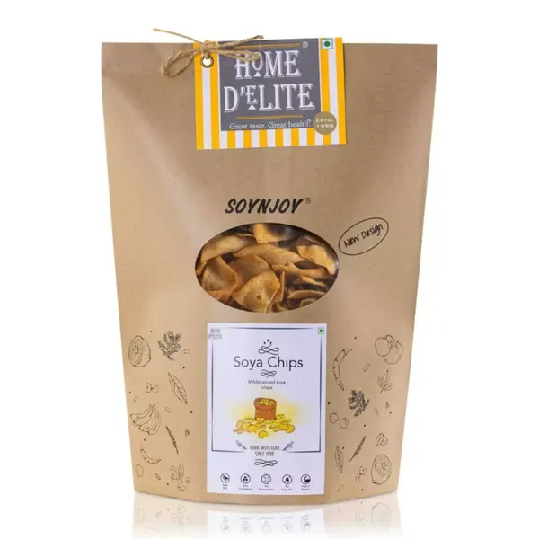 HOME DELITE SOYA CHIPS 120GM