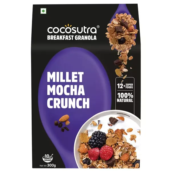 COCOSUTRA GRANOLA MILLET MOCHA 300G