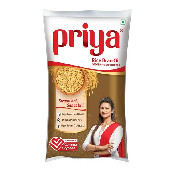 PRIYA RICEBRAN 1 LTR POUCH