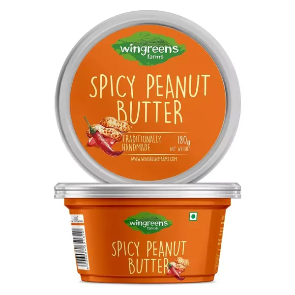 WINGREENS SPICY PEANUT BUTTER 180GM