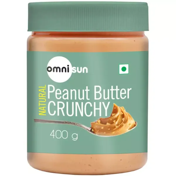 OMNISUN PEANUT BUTTER CRUNCHY NATURAL 400G