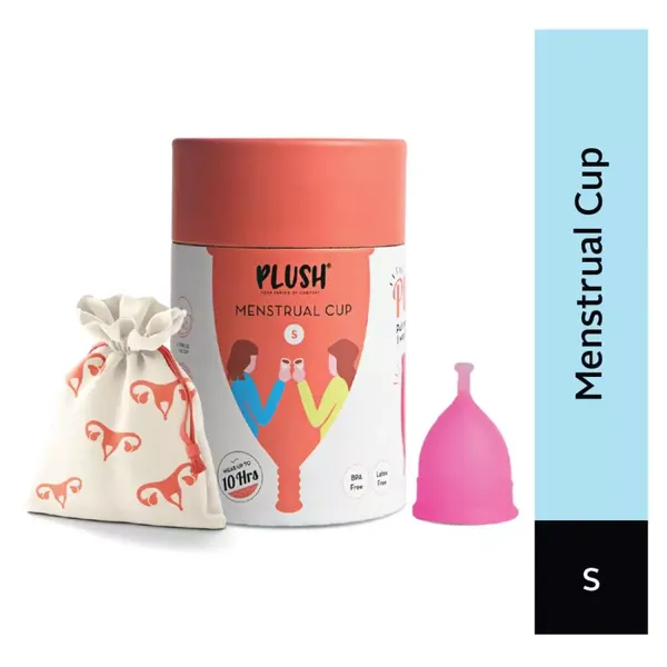 PLUSH REUSABLE MENSTRUAL CUP S 1PC