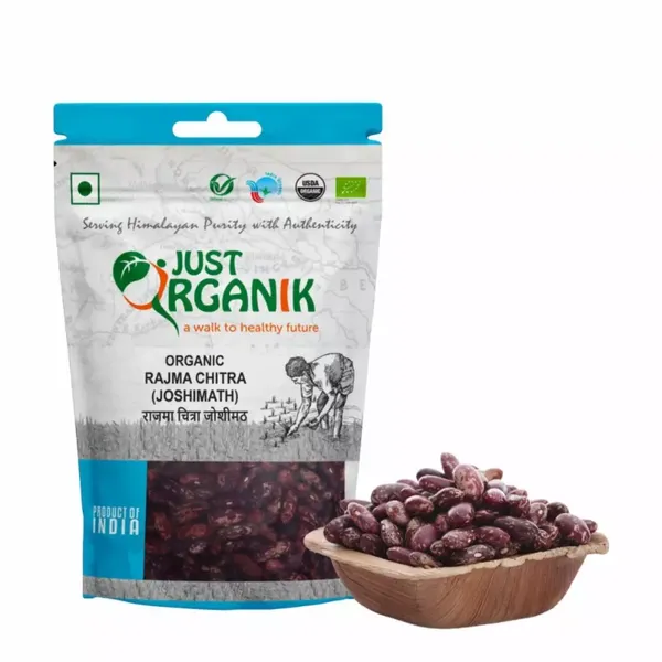 JUST ORGANIK RAJMA CHITRA JOSHIMATH 500GM