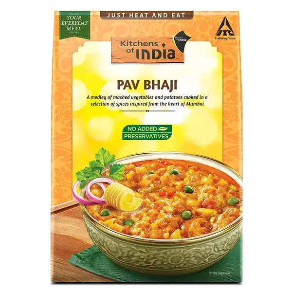 KITCHENS OF INDIA RTE PAV BHAJI 285G