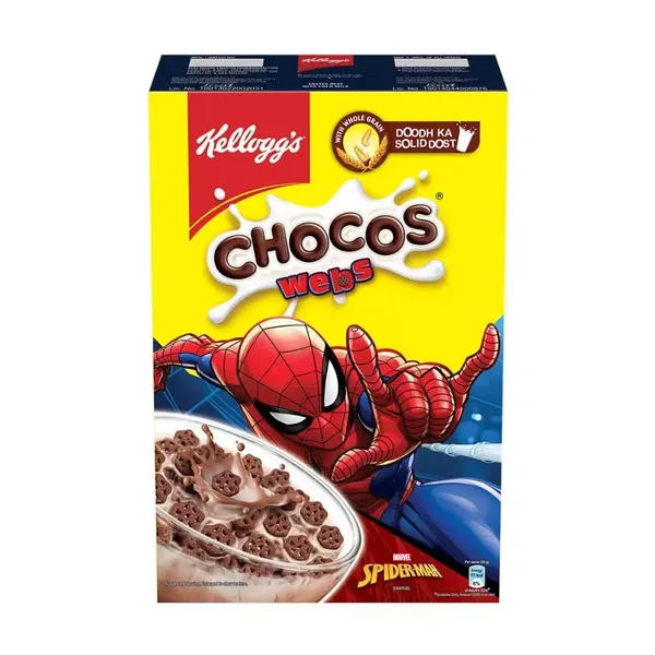 KELL CHOCOS WEBS SPIDERMAN 300GM