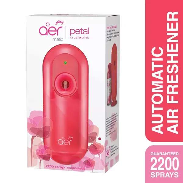 GOD AER MATIC PINK MACHINE+REFIL 225ML 