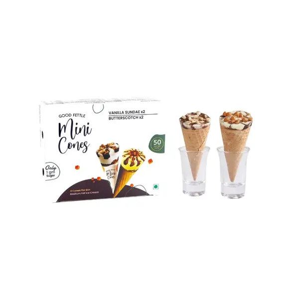 GOOD FETTLE CLASSIC TWINS MINI CONES 4PC