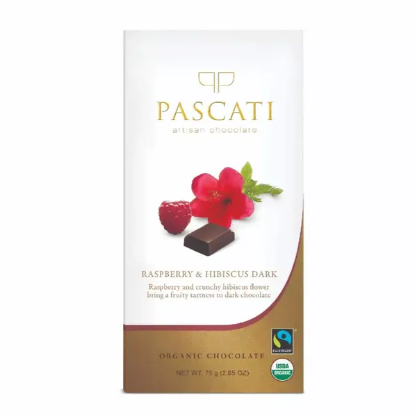 PASCATI CHOC RASPBERRY HIBISCUS DARK 75G