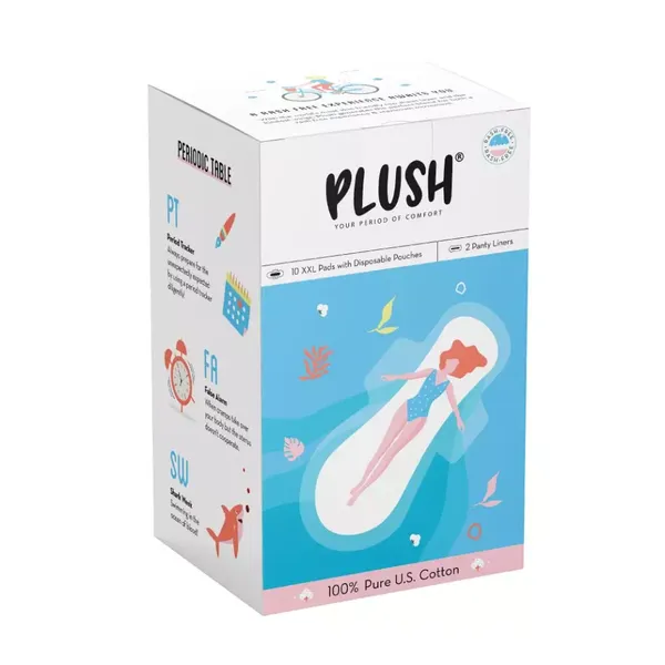 PLUSH SANITARY PADS XXL 1PC