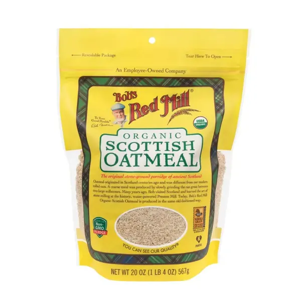 BOB' RED MILL SCOTTISH OATMEAL 566G