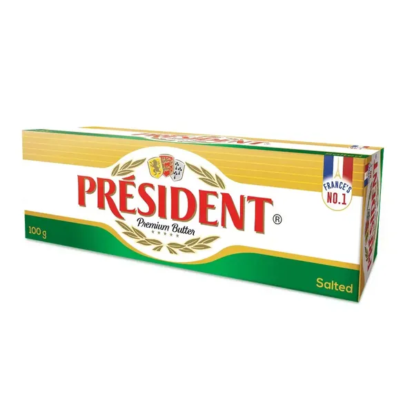 PRESIDENT BUTTER SALTED 100GM