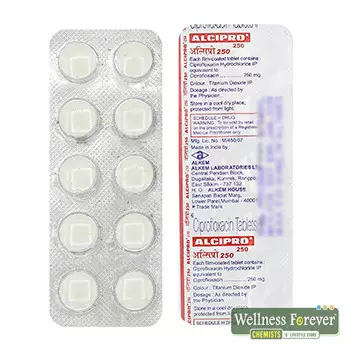 ALCIPRO 250MG 10TAB