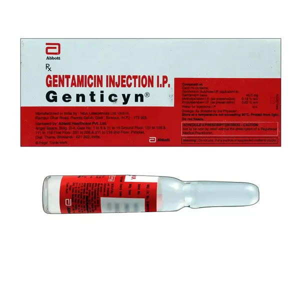 GENTICYN 60MG INJ 1.5ML AMP