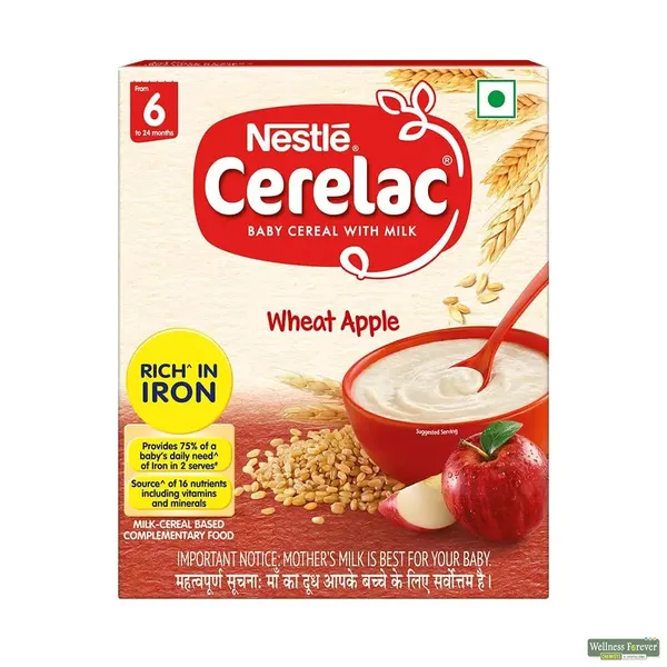 CERELAC STG1 WHEAT APPLE POSHAN REF 300GM