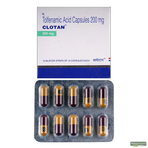 CLOTAN 200MG 10CAP