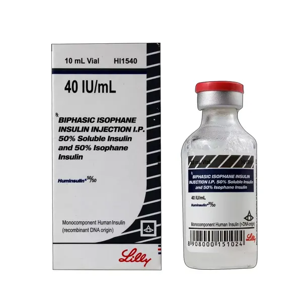 HUMINSULIN 50/50 40IU 10ML VIAL