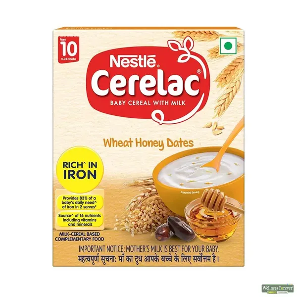 CERELAC STG2 WHEAT HONEY DATES REF 300GM