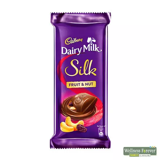 CADB CHOC SILK FRUIT/NUT 137GM