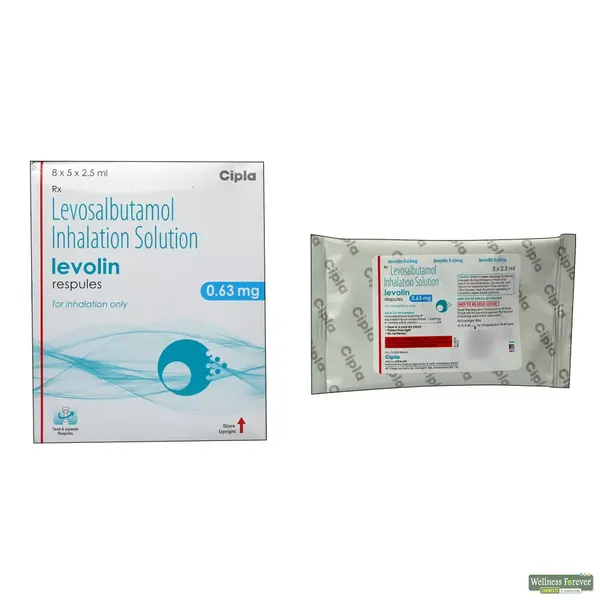 LEVOLIN 0.63MG RESPULES 2.5ML