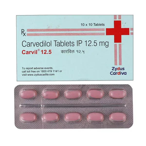 CARVIL 12.5MG 10TAB