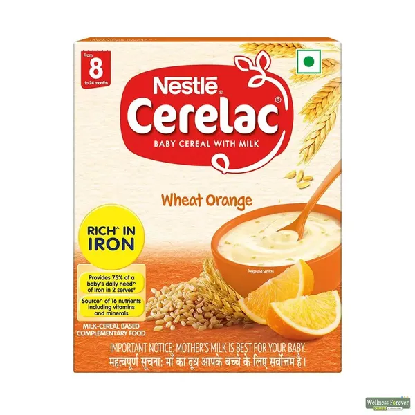 CERELAC STG2 WHEAT ORANGE REF 300GM