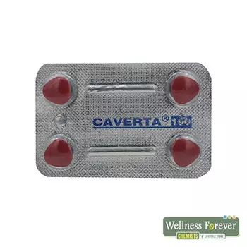 CAVERTA 100MG 4TAB