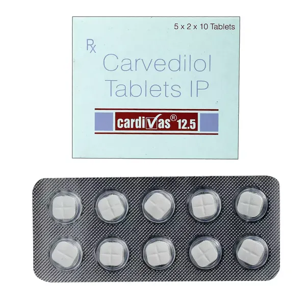 CARDIVAS 12.5MG 10TAB