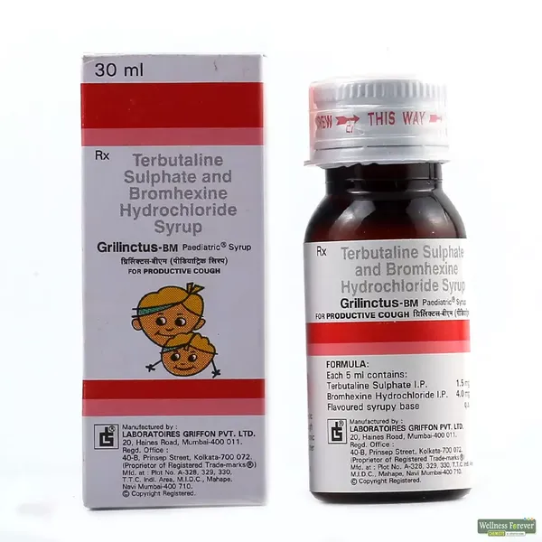 GRILINCTUS-BM PAED SYP 30ML