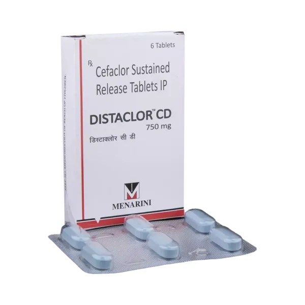 DISTACLOR-CD 750MG 6TAB