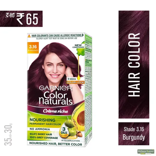 GARN HR/COLOR BURGUNDY-3.16 60ML