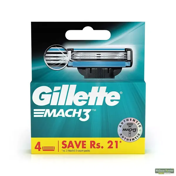 GILL SH/BLADE MACH3 4PC