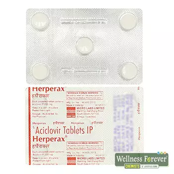 HERPERAX 200MG 5TAB