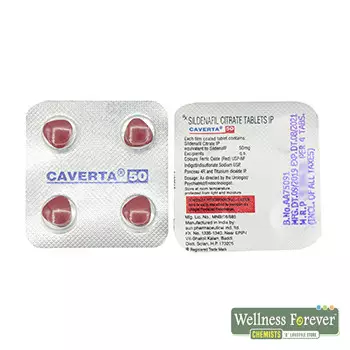 CAVERTA 50MG 4TAB