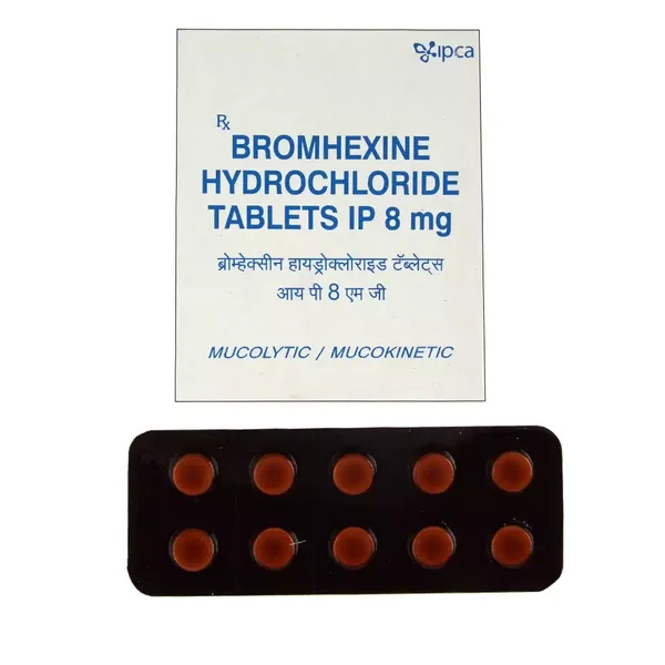 BROMHEXINE 8MG 10TAB