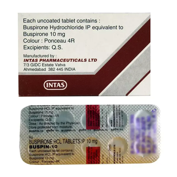 BUSPIN 10MG 10TAB