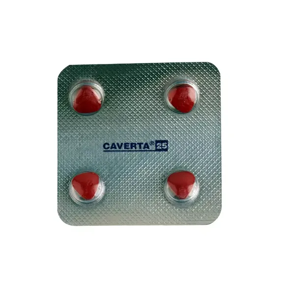 CAVERTA 25MG 4TAB