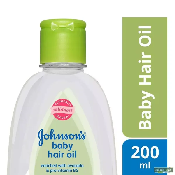 JJ BABY HR/OIL 200ML