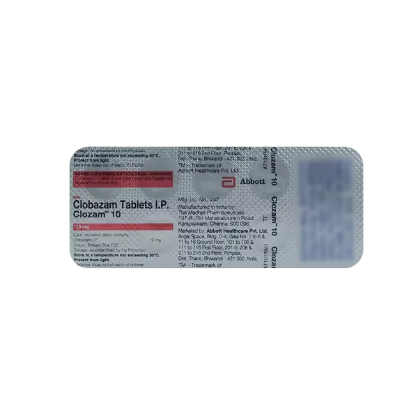 CLOZAM 10MG 10TAB