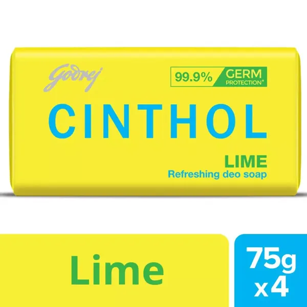 CINTHOL SOAP LIME FRESH 3+1 75GM