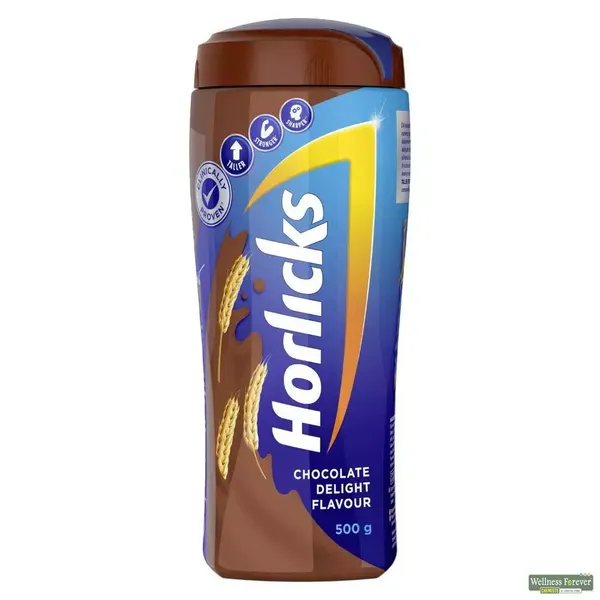 HORLICKS PWDR CHOC JAR 500GM