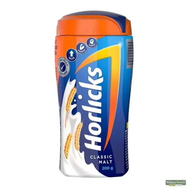 HORLICKS PWDR REGULAR JAR 200GM