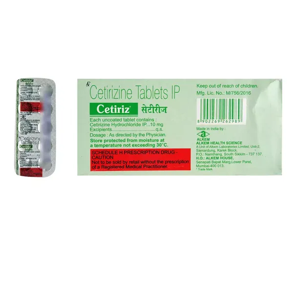 CETIRIZ 10TAB