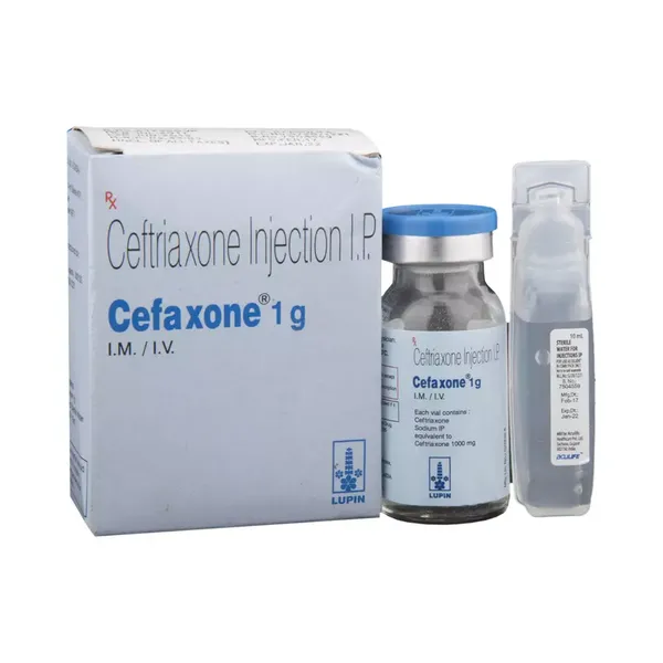 CEFAXONE 1GM INJ VIAL