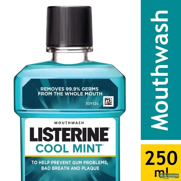 LISTERINE M/WASH COOL MINT 250ML