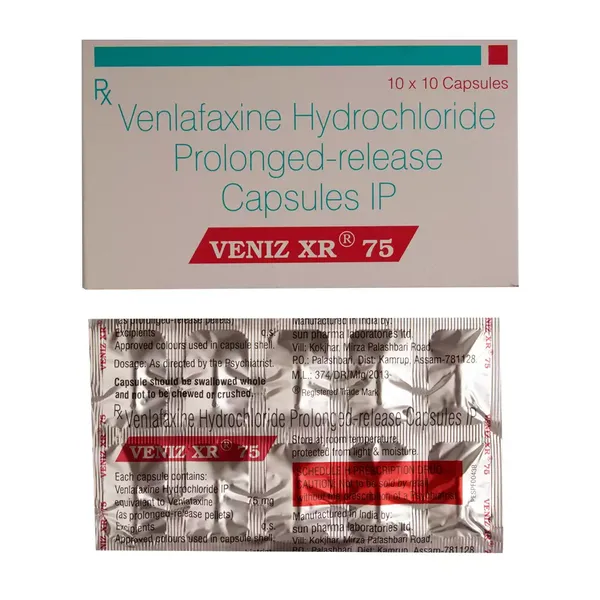 VENIZ-XR 75MG 10CAP