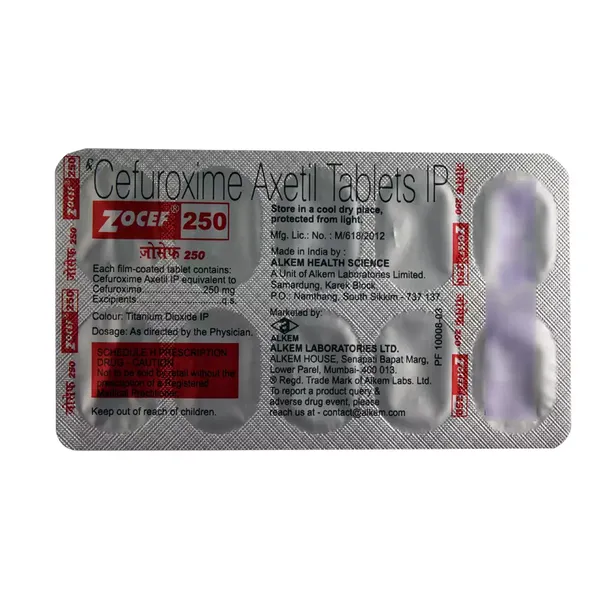 ZOCEF 250MG 10TAB