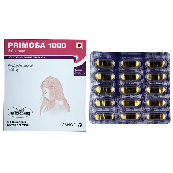 PRIMOSA 1000MG 15CAP