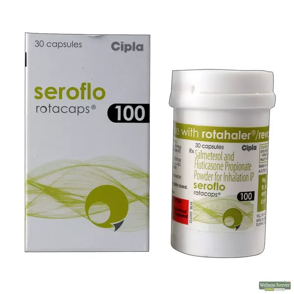 SEROFLO 100 ROTACAP 30CAP