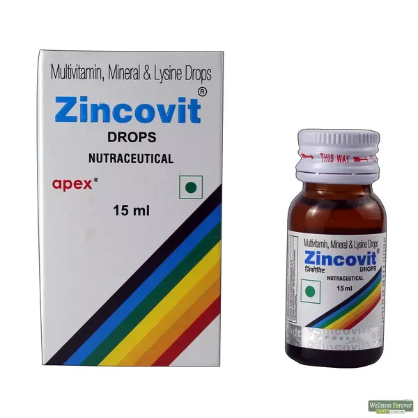 ZINCOVIT ORAL DROP 15ML